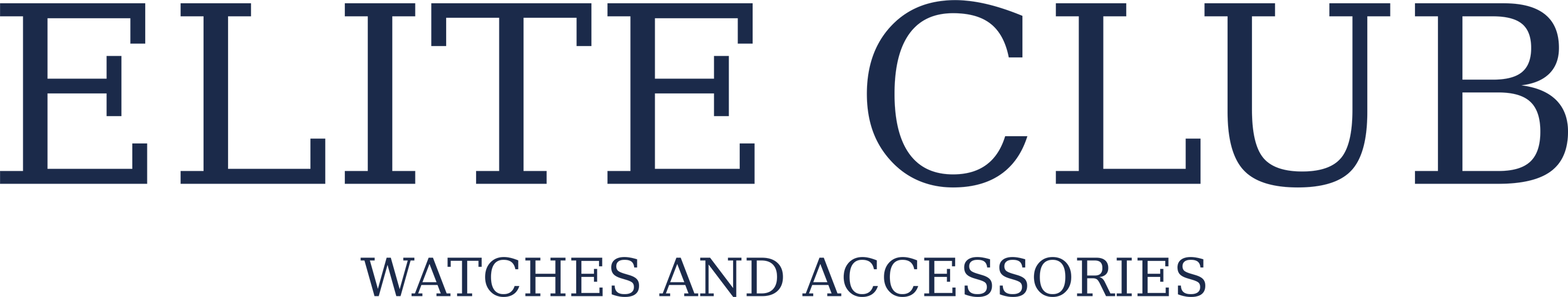 Elite Club · Watches and Accessories