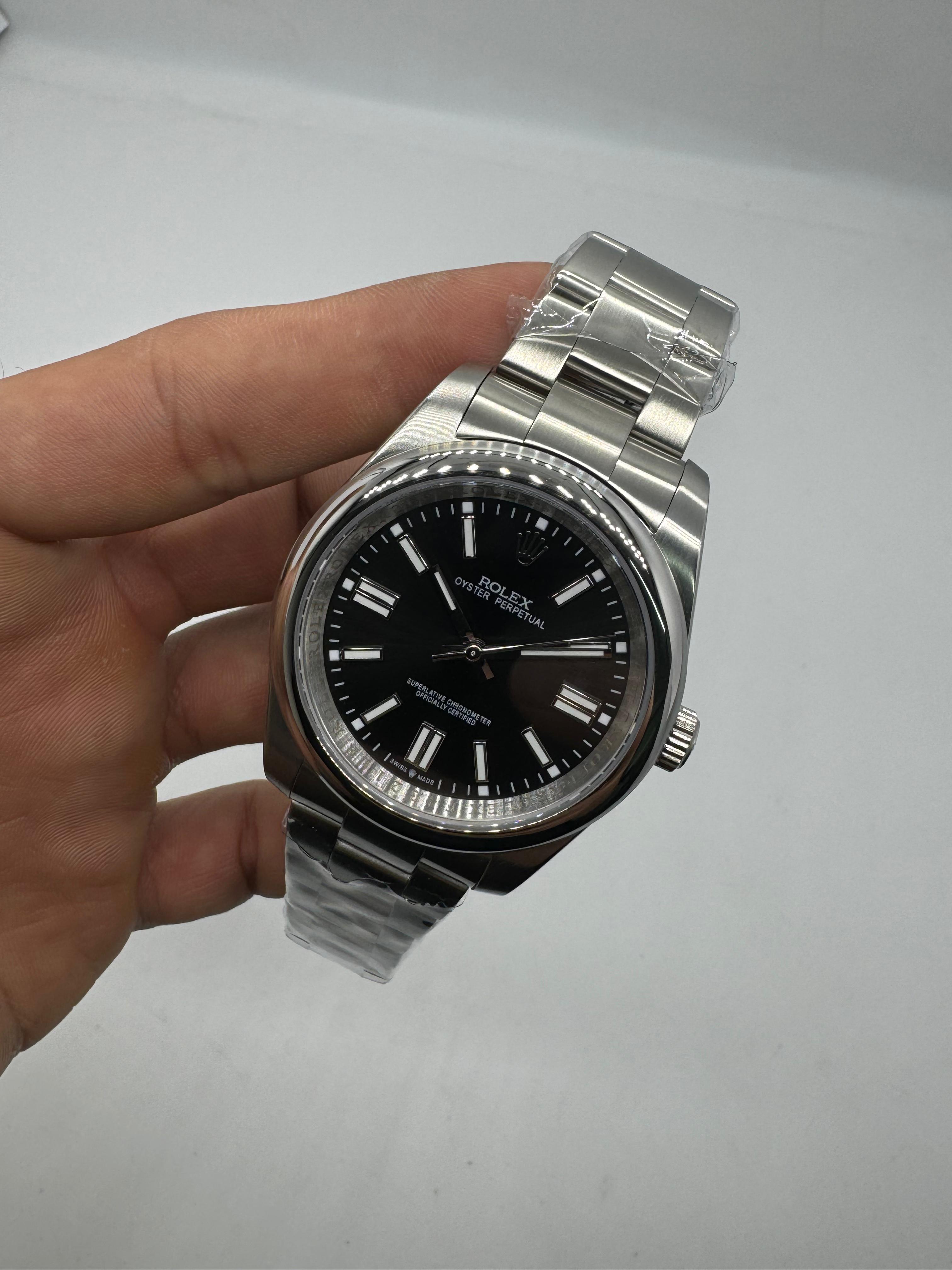 Rolex Oyster Perpetual esfera negra
