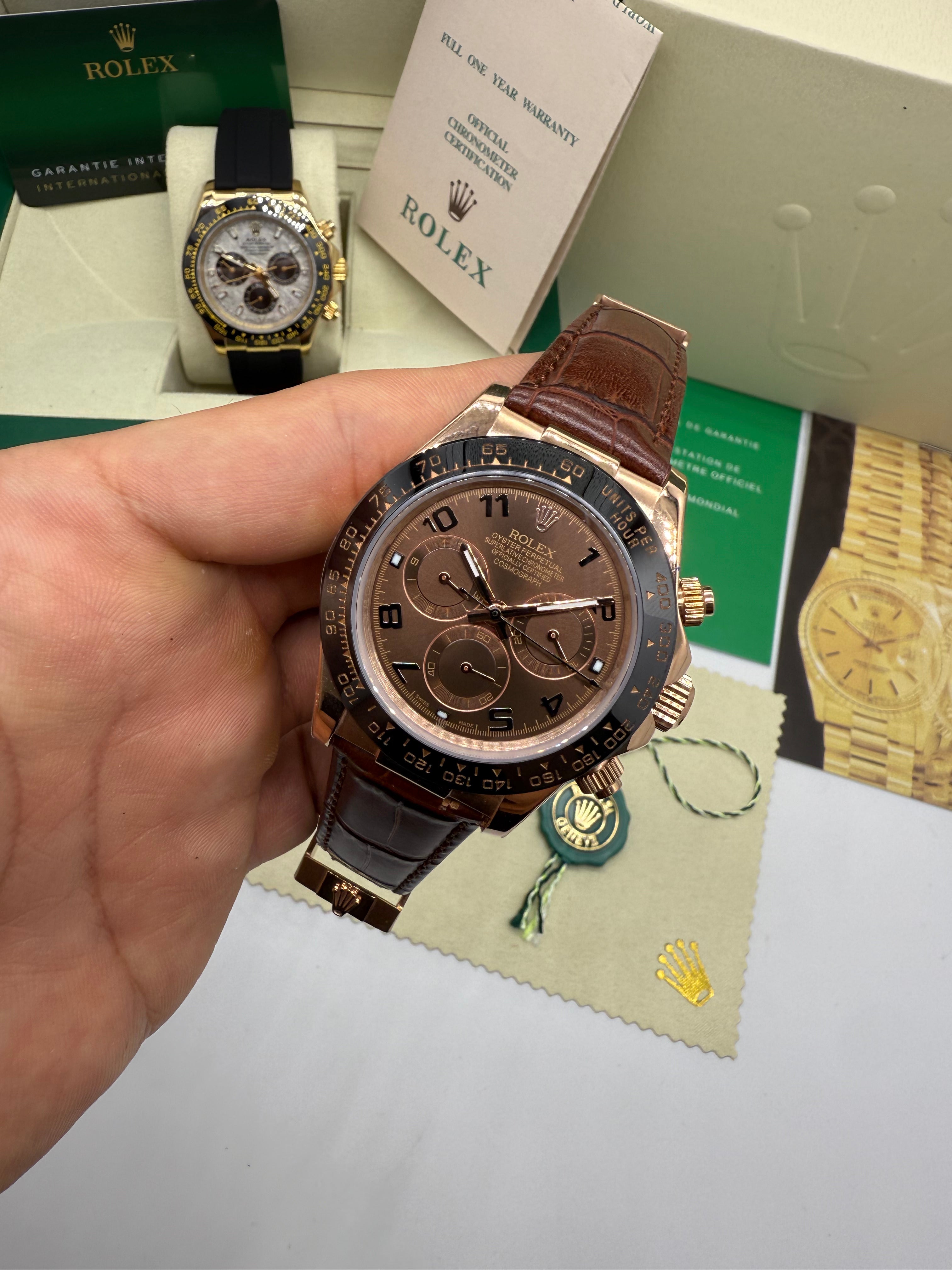 Rolex Cosmograph Daytona Leather Strap