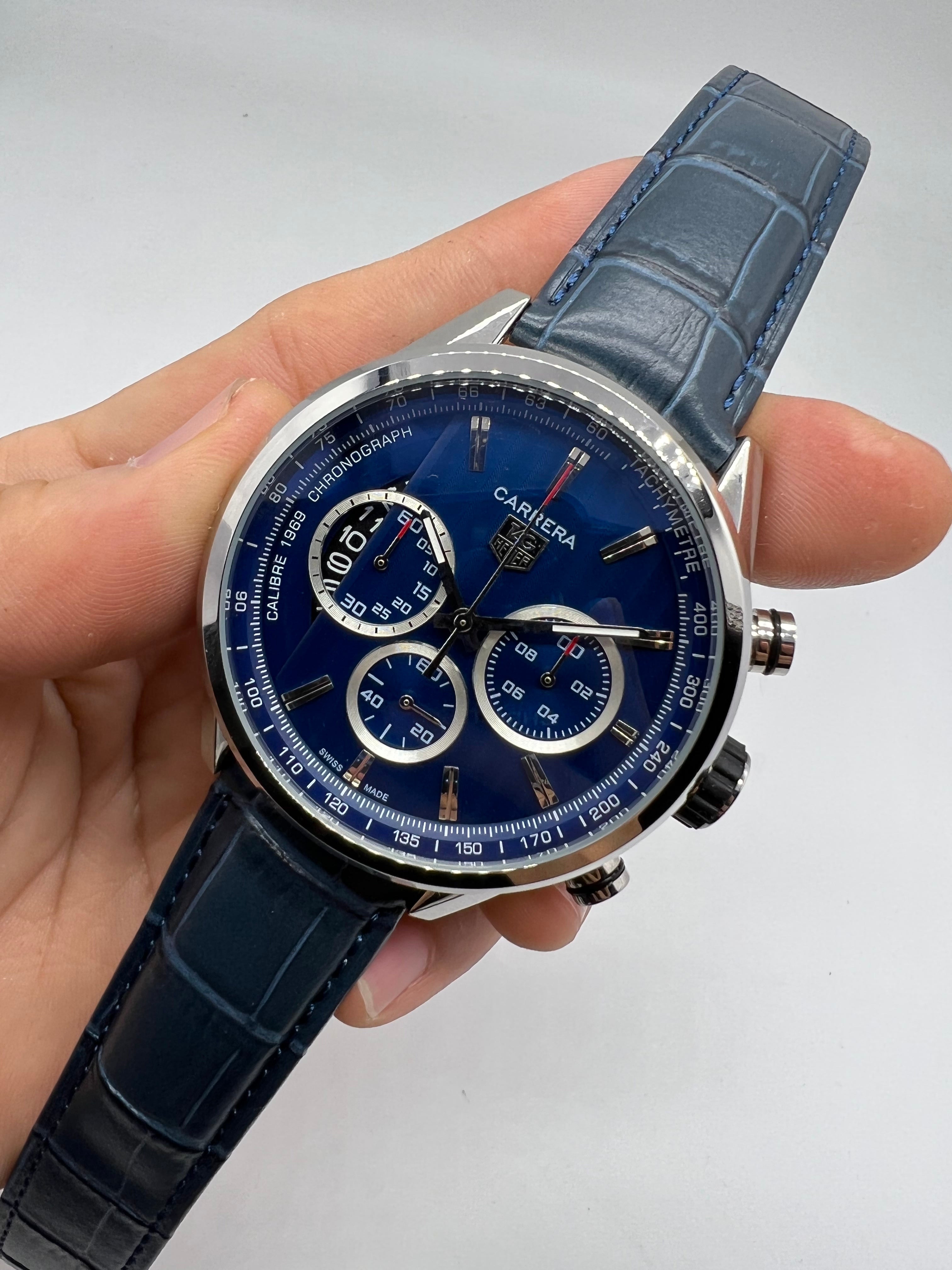 TAG Heuer Carrera Calibre 1969 Chronograph Azul