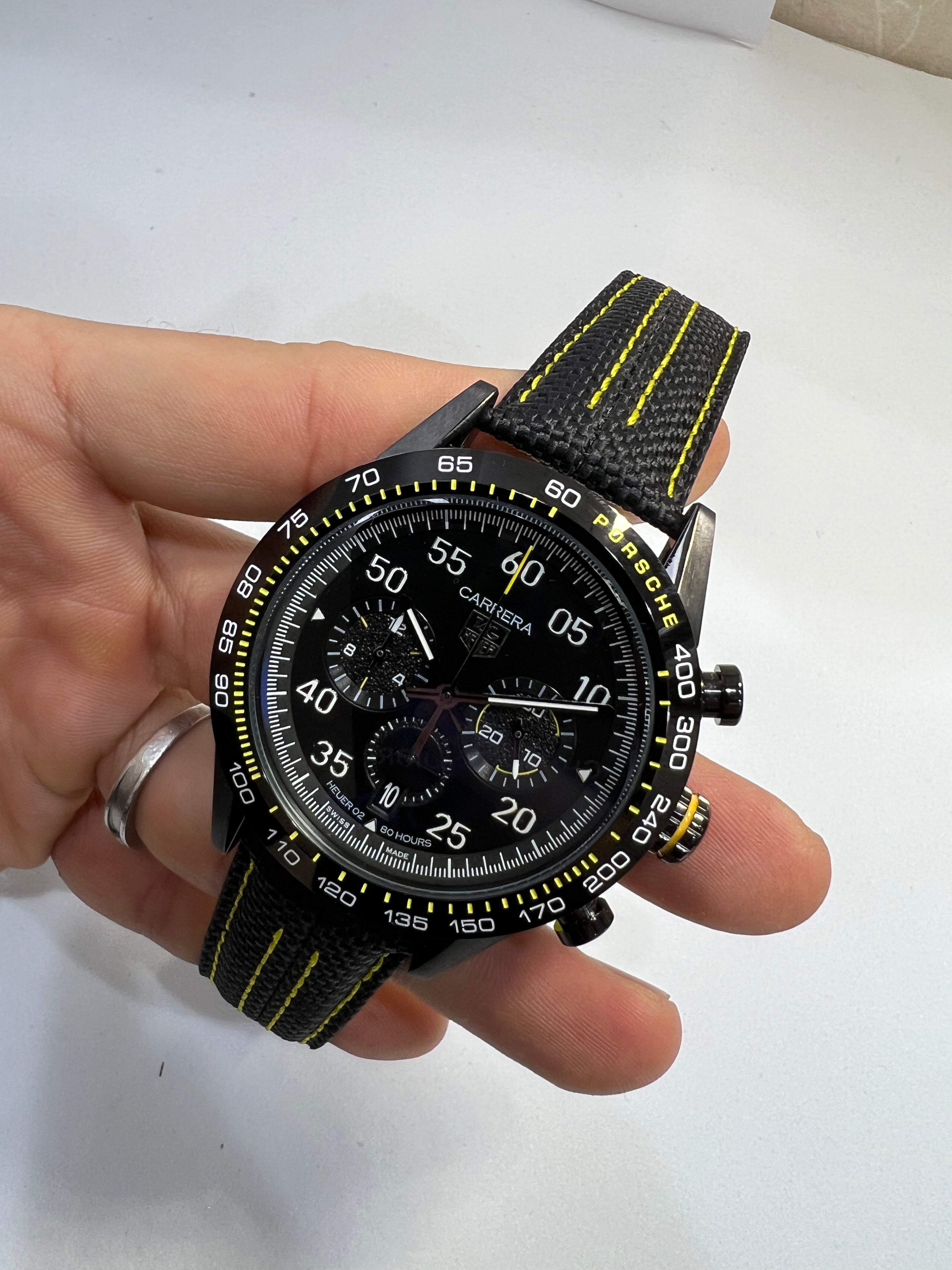 TAG Heuer Carrera Porsche Chronograph Black & Yellow Special Edition