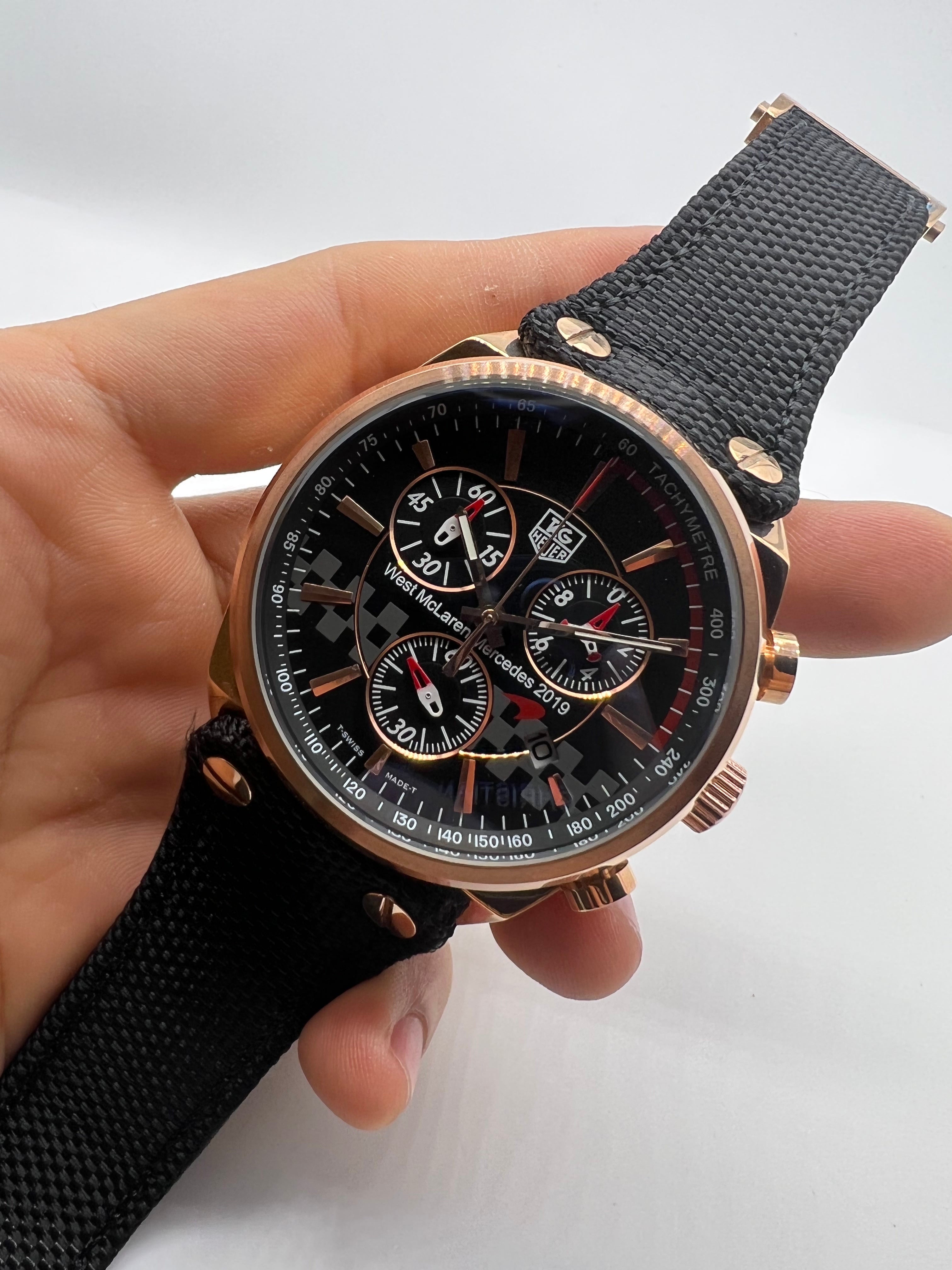 TAG Heuer West McLaren Mercedes 2019 Black Dial