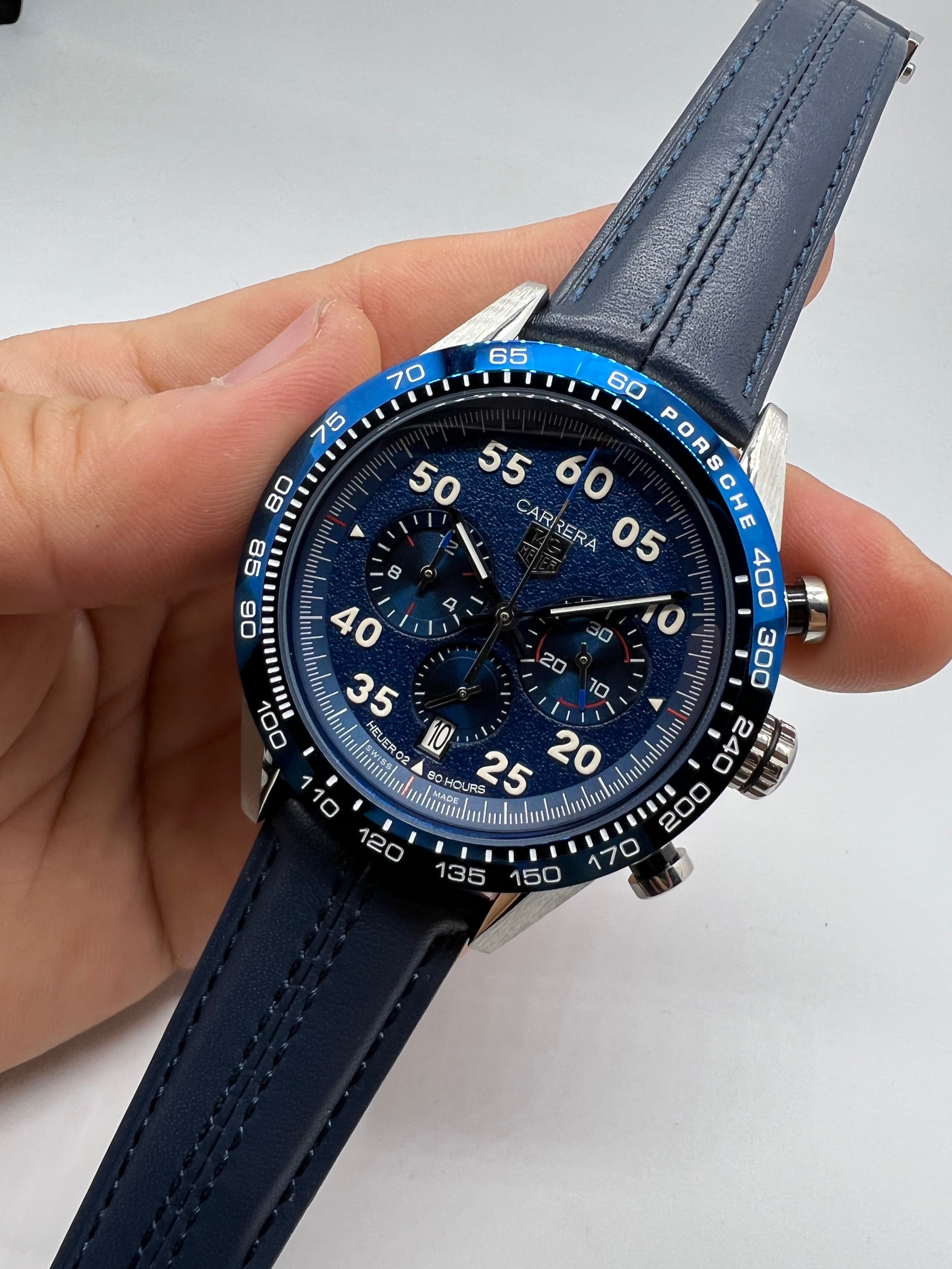 TAG Heuer Carrera Porsche Chronograph Edición Especial Azul
