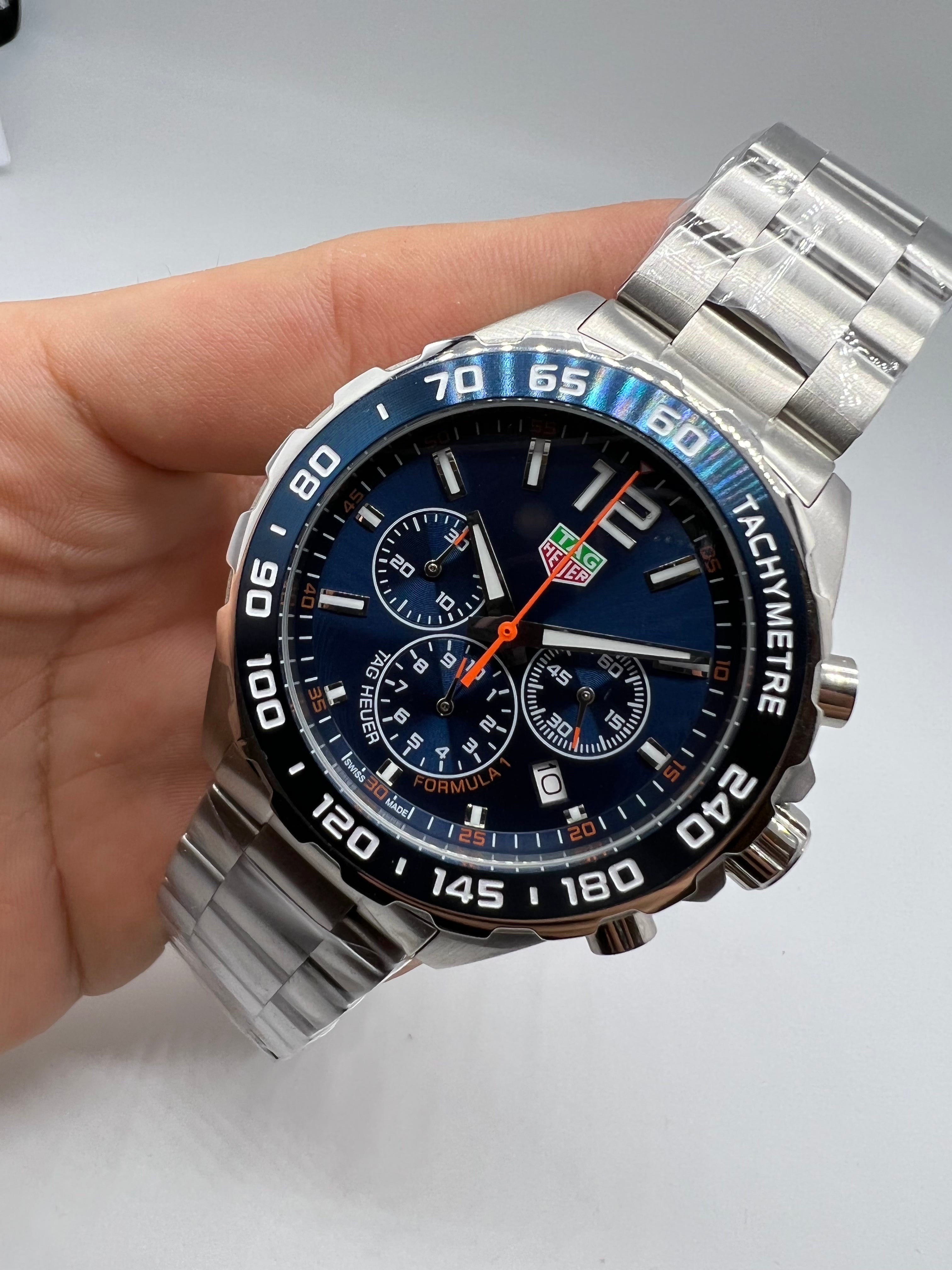 TAG Heuer Formula 1 Chronograph en azul marino