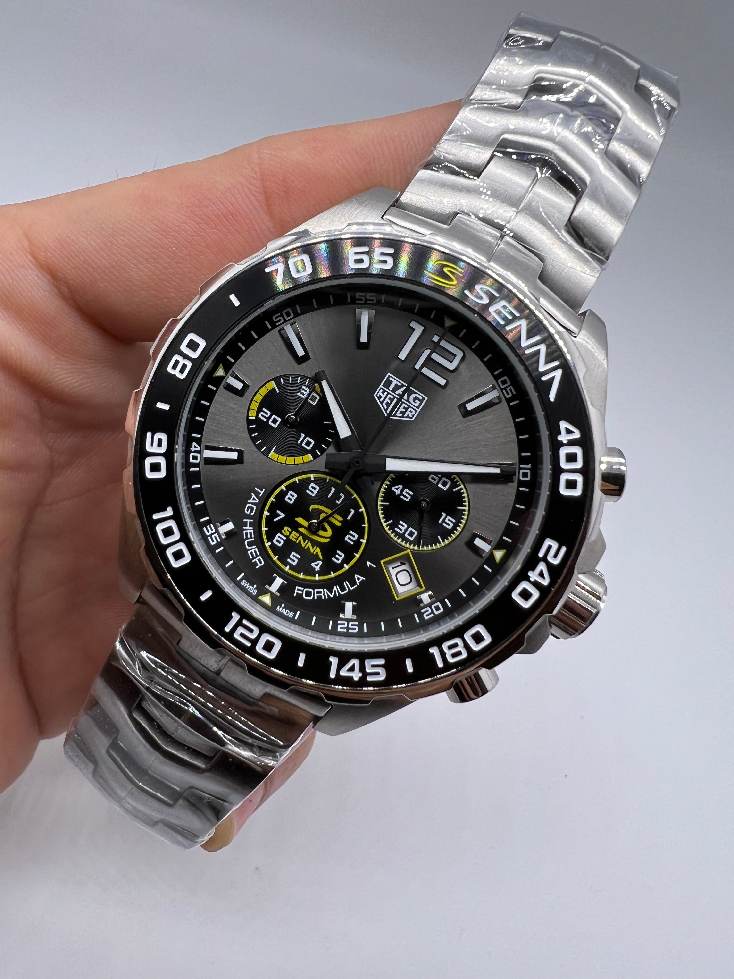 TAG Heuer Formula 1 Chronograph Senna Special Edition Grey and Black