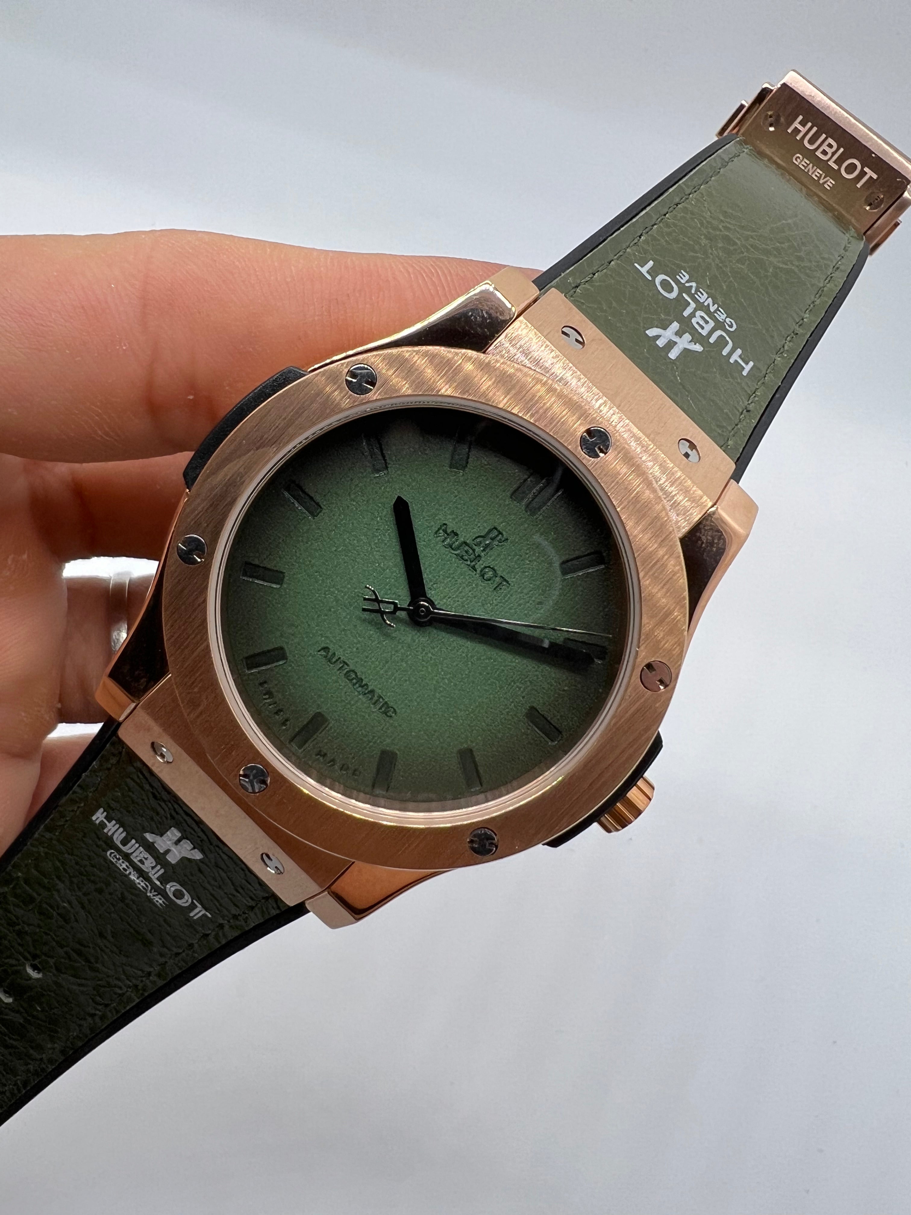 Hublot Classic Fusion King Gold Green