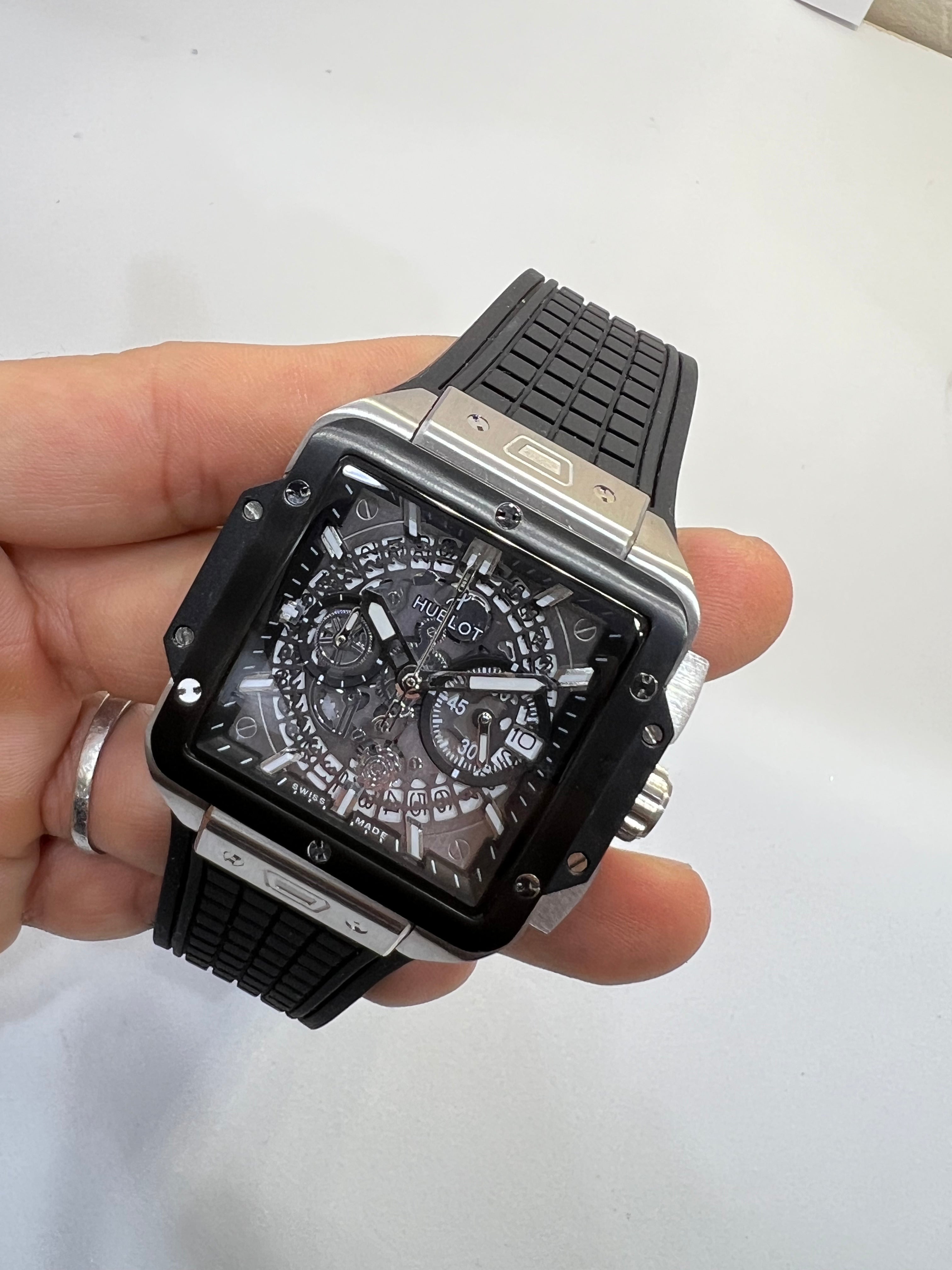 Hublot Square Bang Unic Black and Titanium