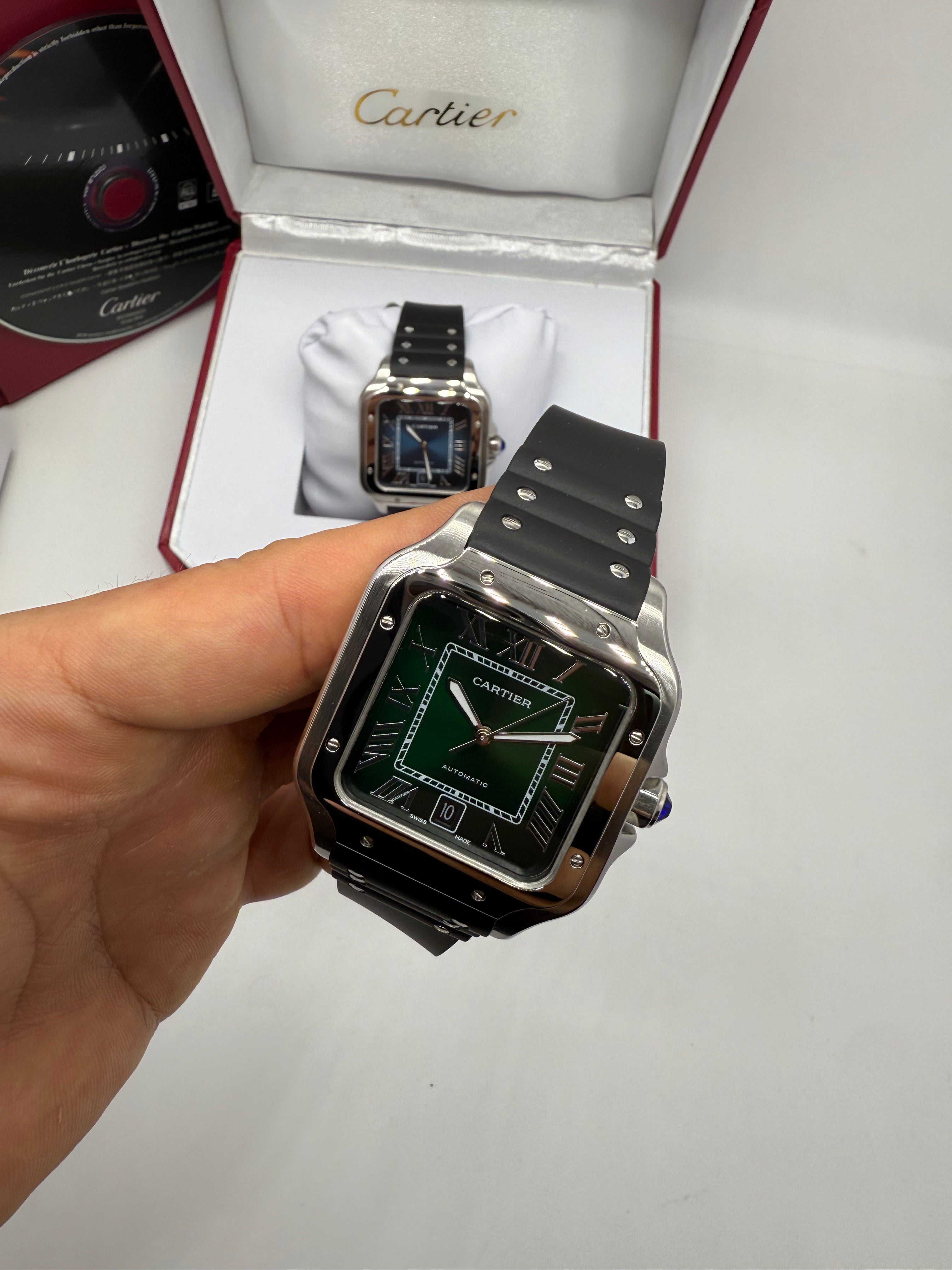 Cartier Santos de Cartier Large Green