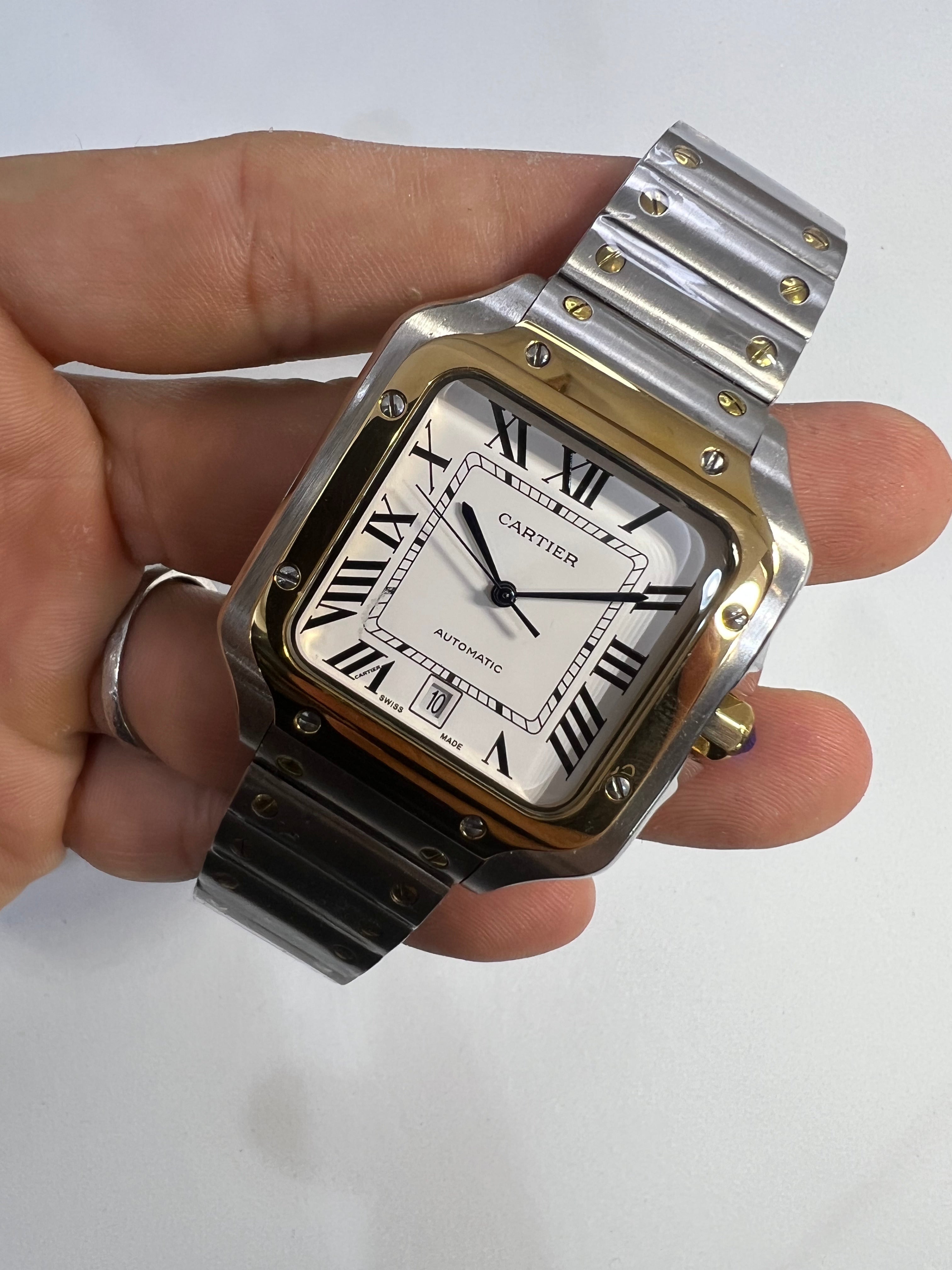 Cartier Santos de Cartier Large Two Tone