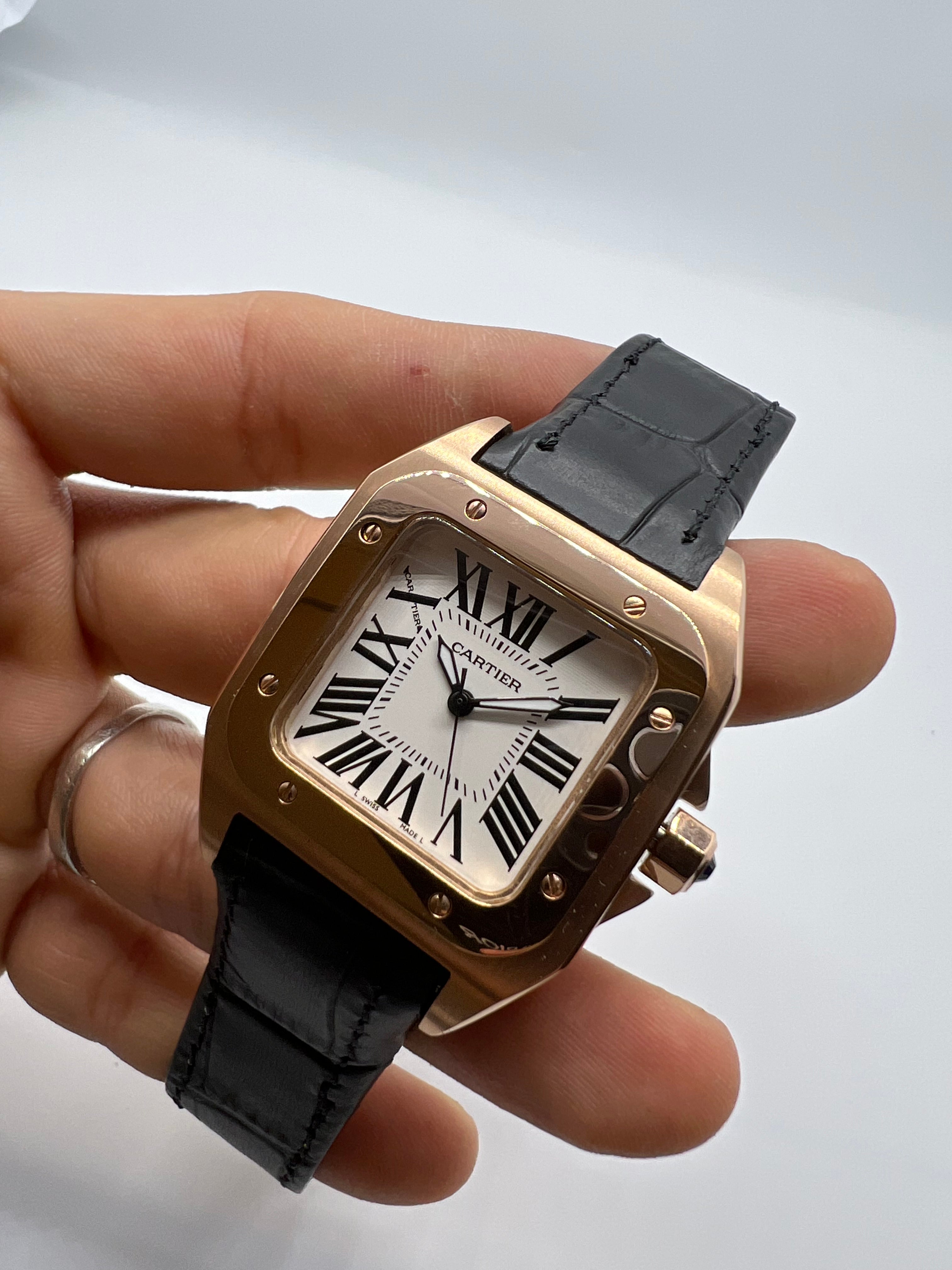 Cartier Santos de Cartier Cuero