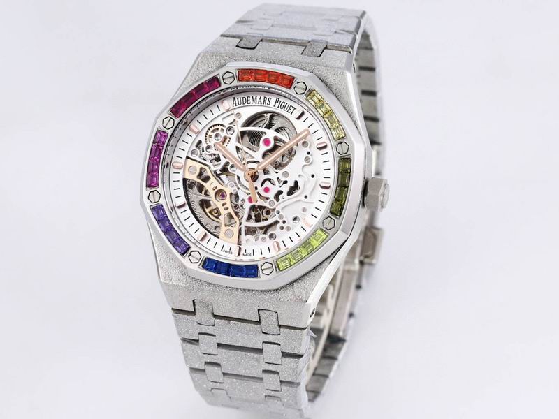 Audemars Piguet Royal Oak Double Balance Wheel Openworked “Rainbow Bezel” — Audemars Piguet