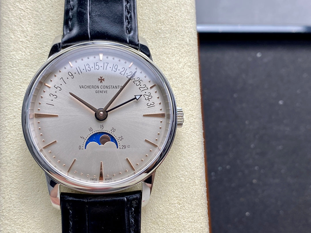 Vacheron Constantin Patrimony Moon Phase & Retrograde Date — Vacheron Constantin
