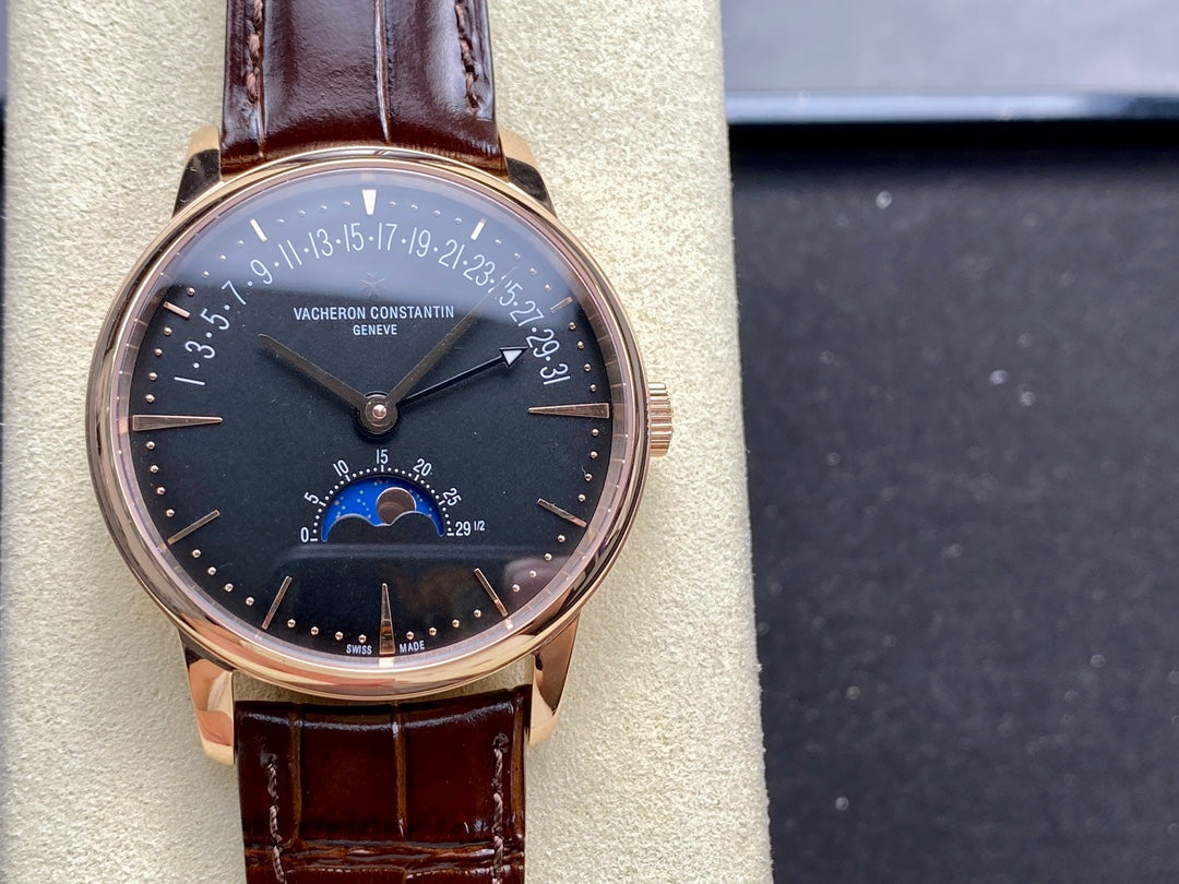 Vacheron Constantin Patrimony Moon Phase & Retrograde Date — Vacheron Constantin