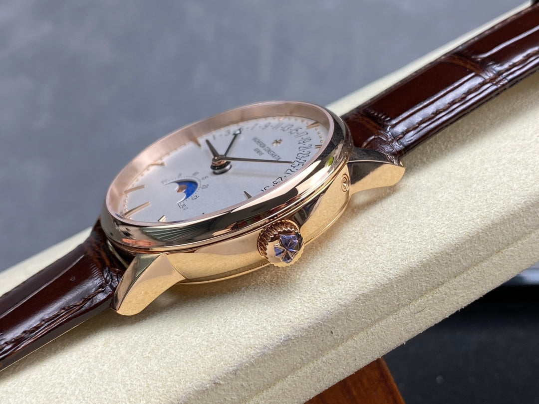 Vacheron Constantin Patrimony Moon Phase & Retrograde Date — Vacheron Constantin