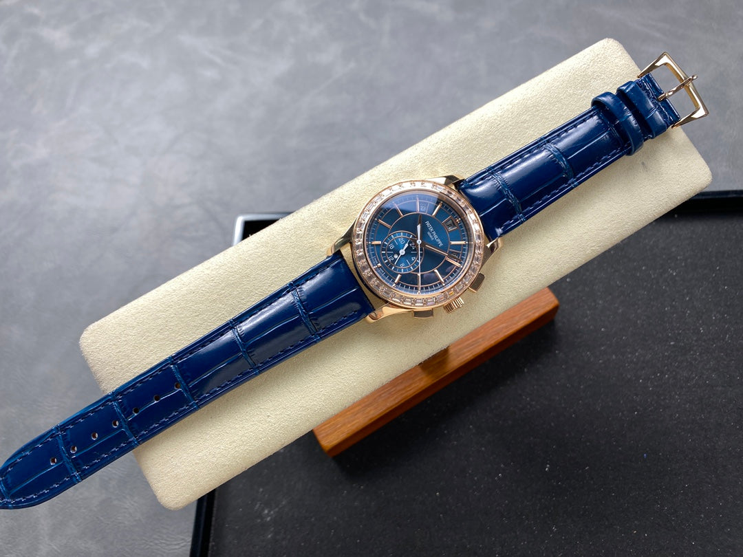 Patek Philippe Chronograph Ref. 5930R-010 (World Time Chronograph, versión engastada personalizada) — Patek Philippe