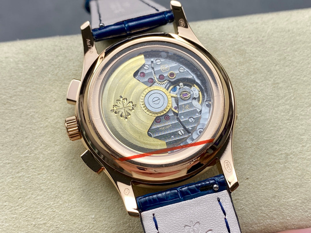 Patek Philippe Chronograph Ref. 5930R-010 (World Time Chronograph, versión engastada personalizada) — Patek Philippe