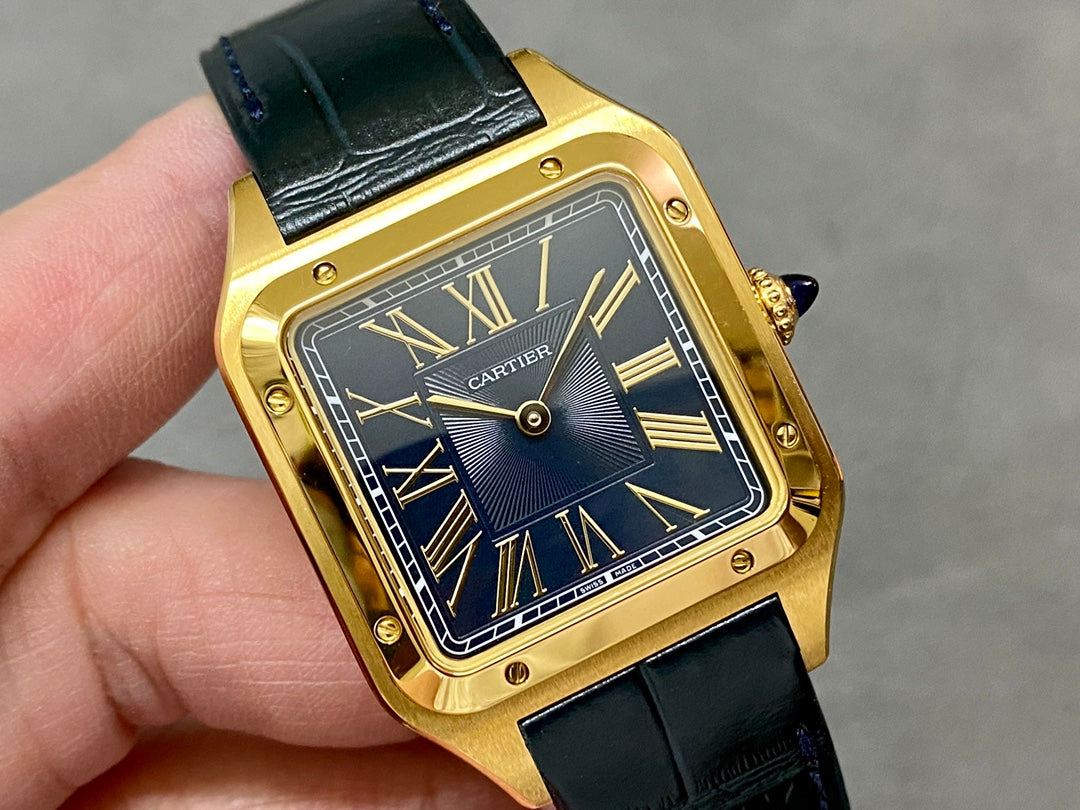 Cartier Santos Dumont Large Model Ref. WSSA0021 (versión oro amarillo) — Cartier