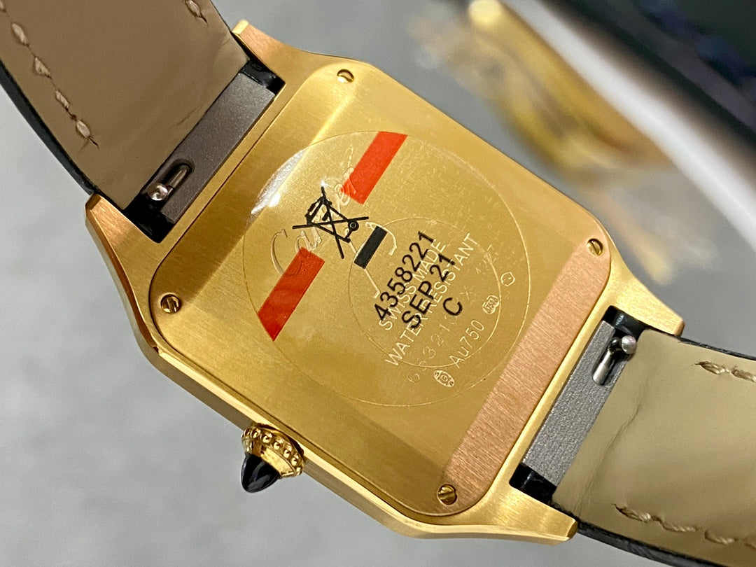 Cartier Santos Dumont Large Model Ref. WSSA0021 (versión oro amarillo) — Cartier