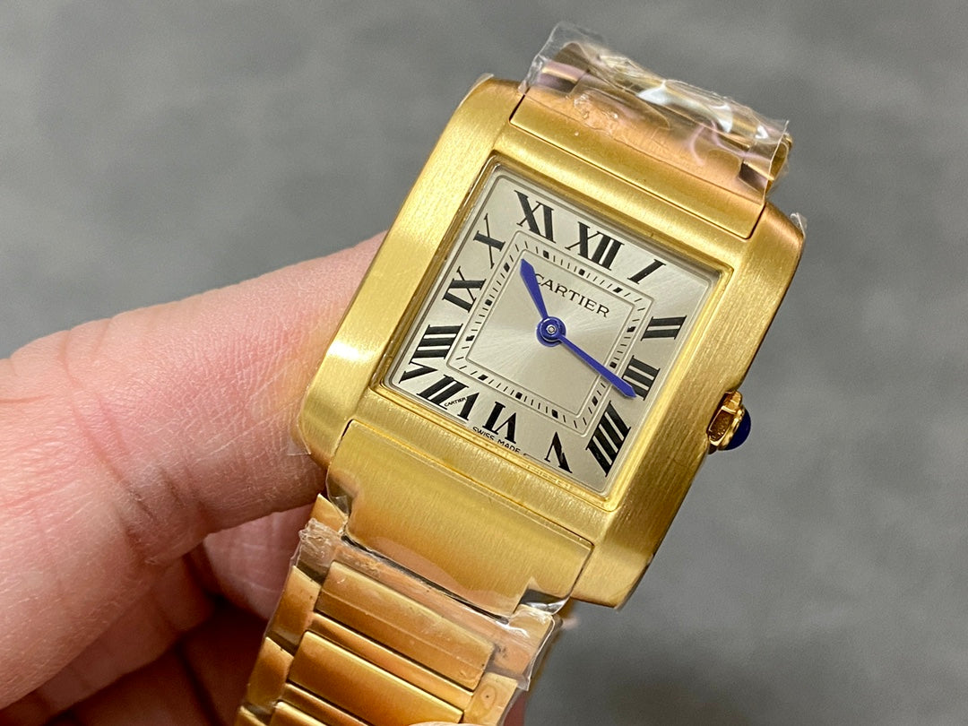 Cartier Tank Française Small Model (oro amarillo 18k) — Cartier