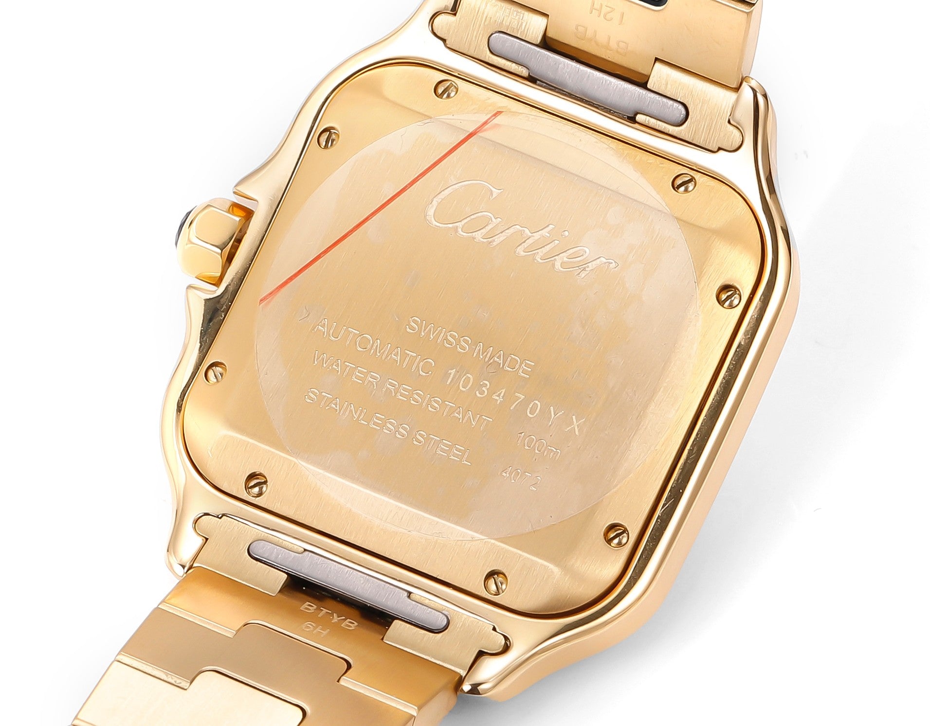 Cartier Santos (versión pavé en oro) — Cartier