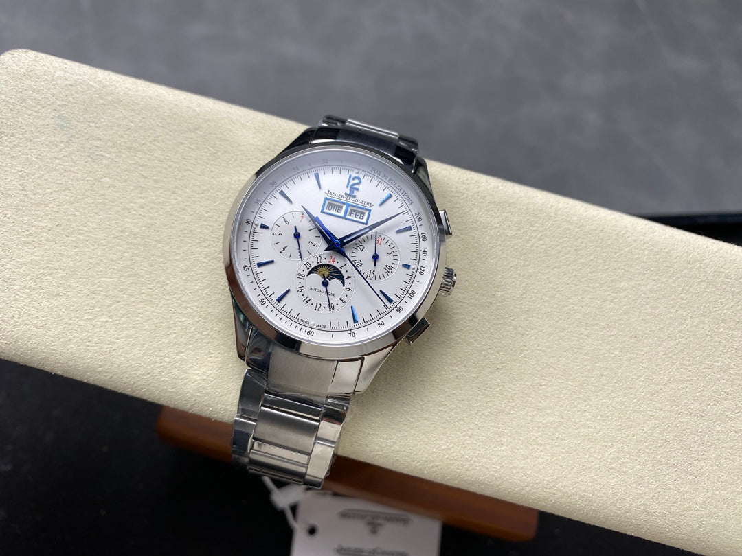 Jaeger-LeCoultre Master Control Chronograph Calendar (acero, esfera plateada) — Jaeger-LeCoultre