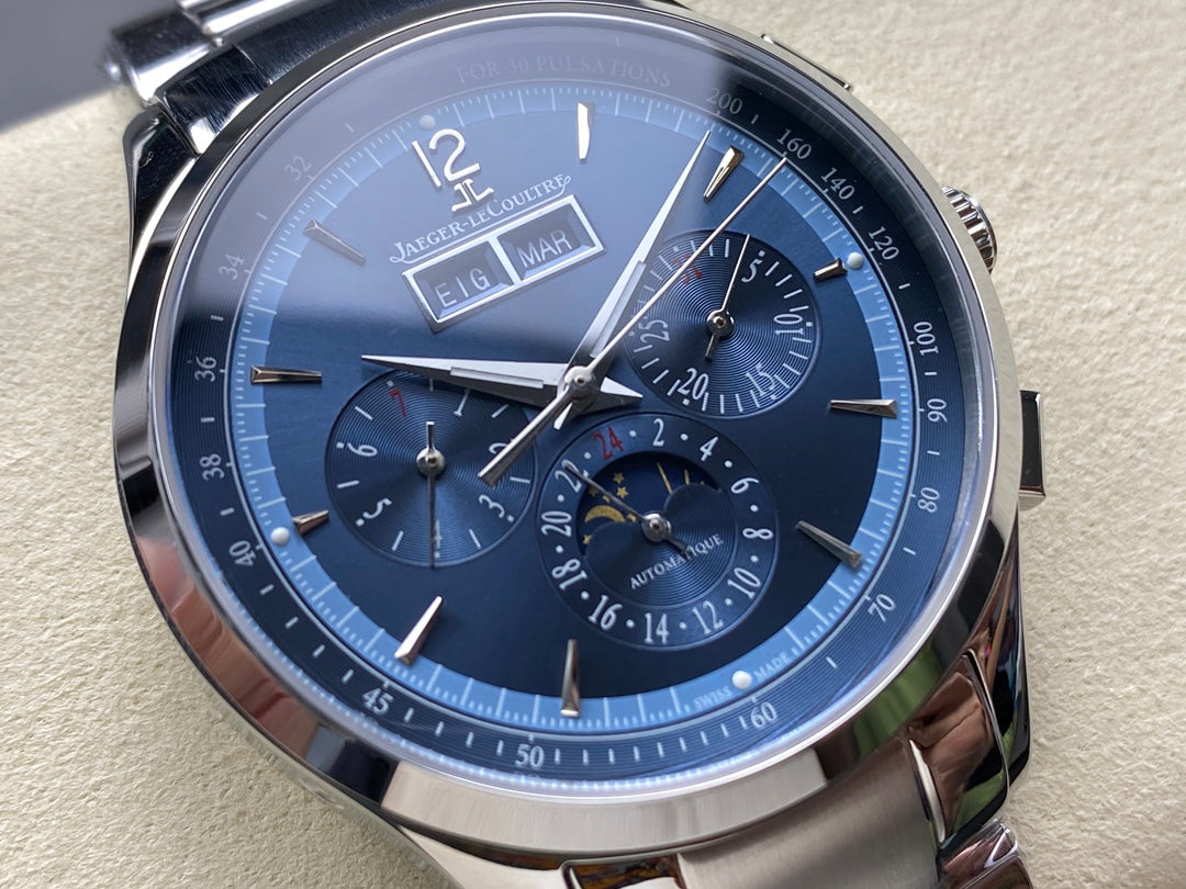 Jaeger-LeCoultre Master Control Chronograph Calendar (acero, esfera azul) — Jaeger-LeCoultre
