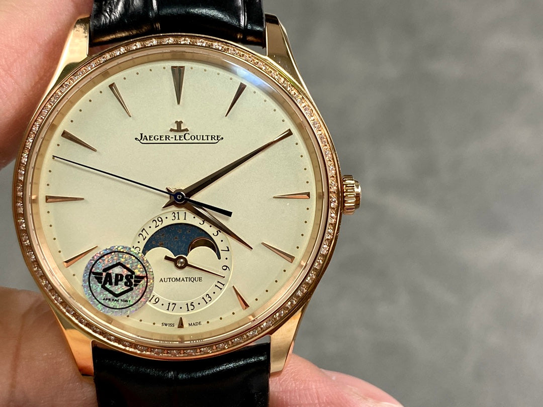 Jaeger-LeCoultre Master Ultra Thin Moon – Oro rosa con diamantes