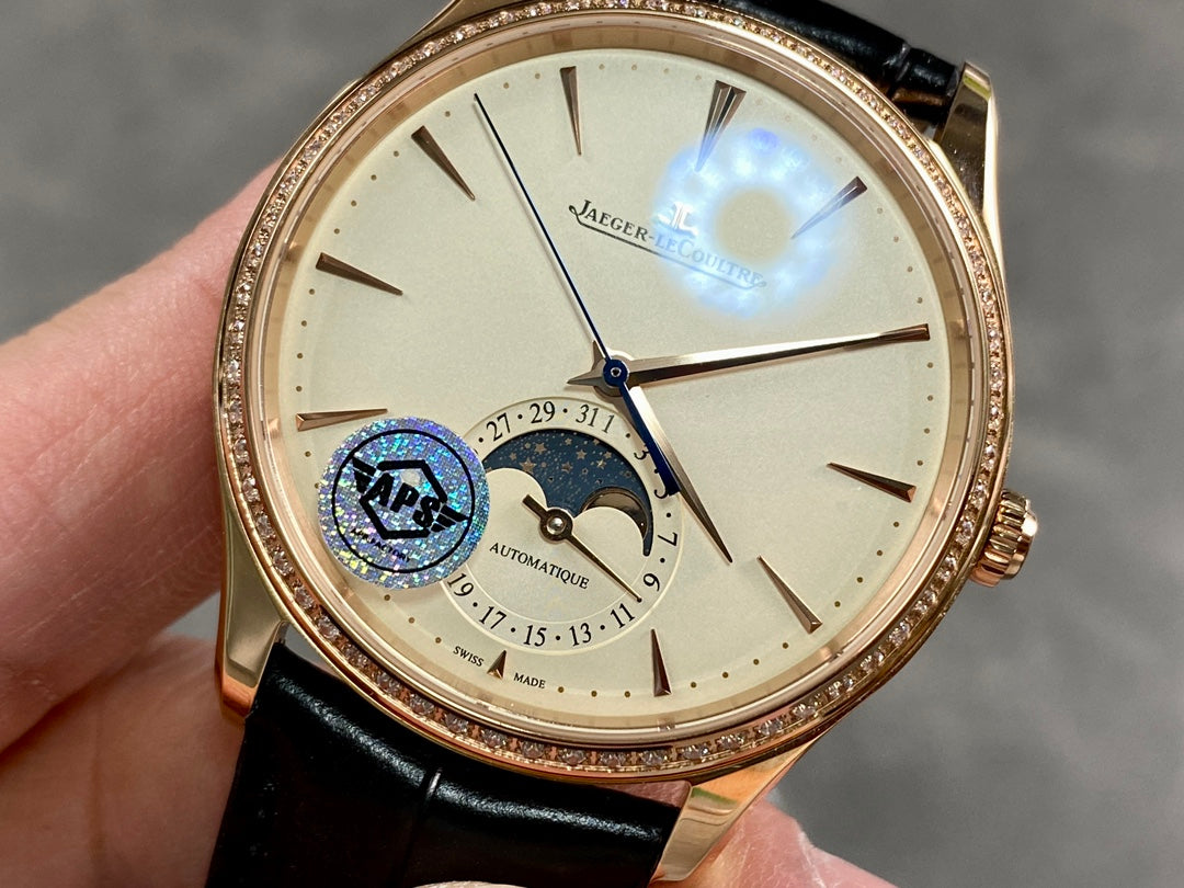 Jaeger-LeCoultre Master Ultra Thin Moon – Oro rosa con diamantes — Jaeger-LeCoultre
