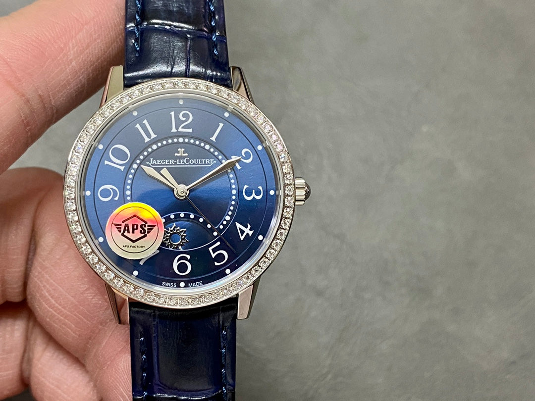 Jaeger-LeCoultre Rendez-Vous Night & Day – Esfera azul con diamantes