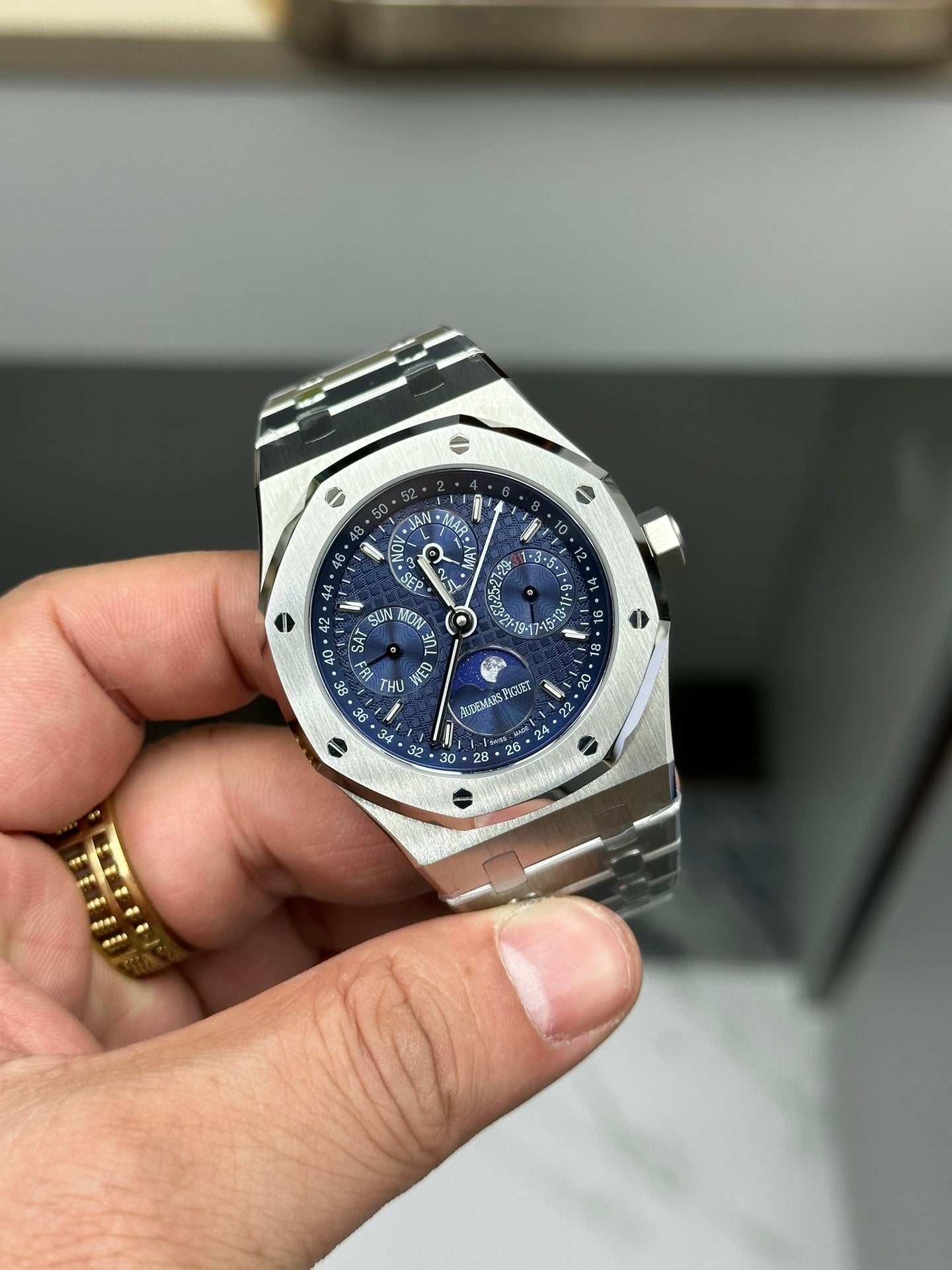 Audemars Piguet Royal Oak Perpetual Calendar (Blue Dial) — Audemars Piguet