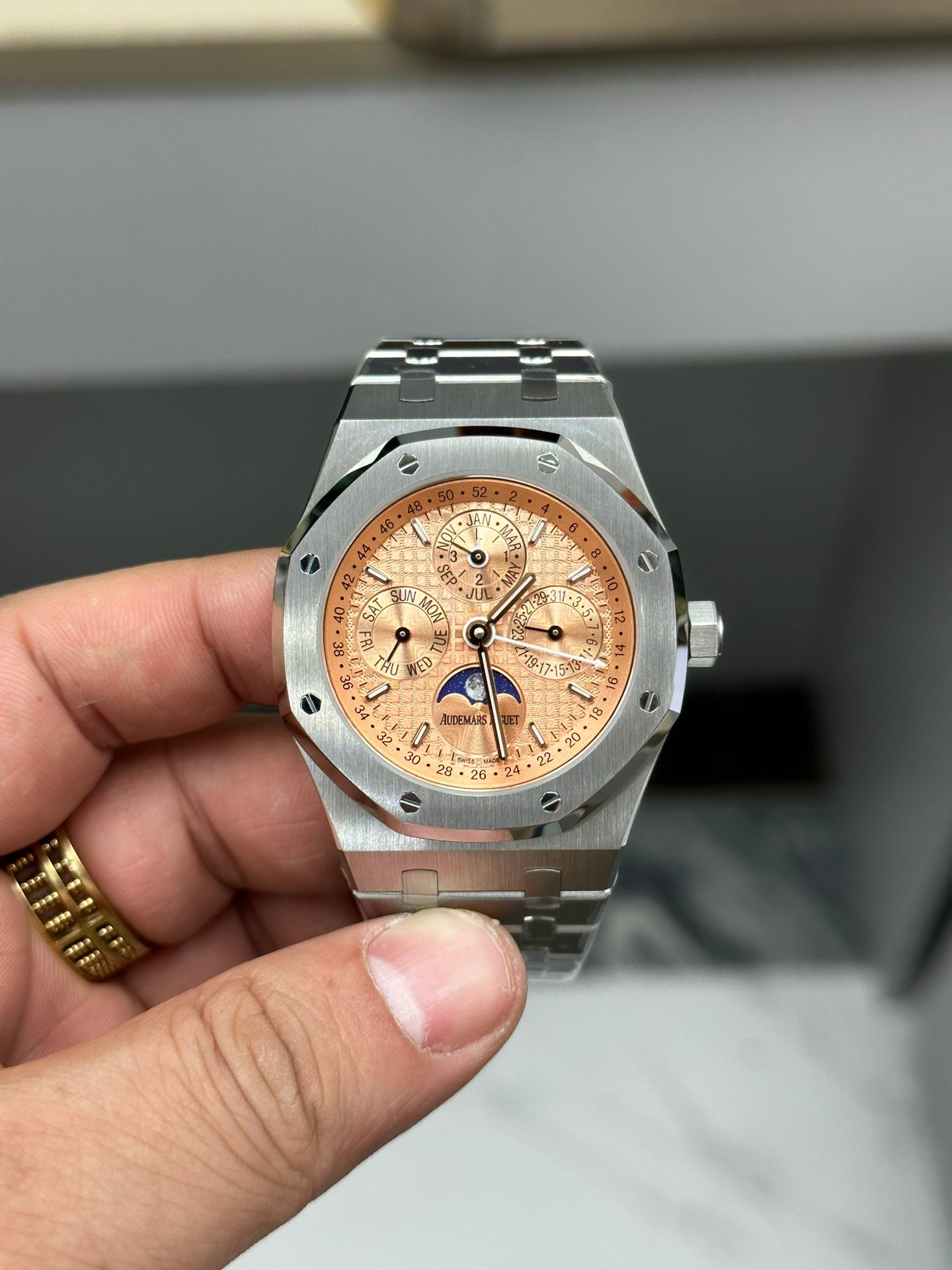 Audemars Piguet Royal Oak Perpetual Calendar “Salmon Dial”