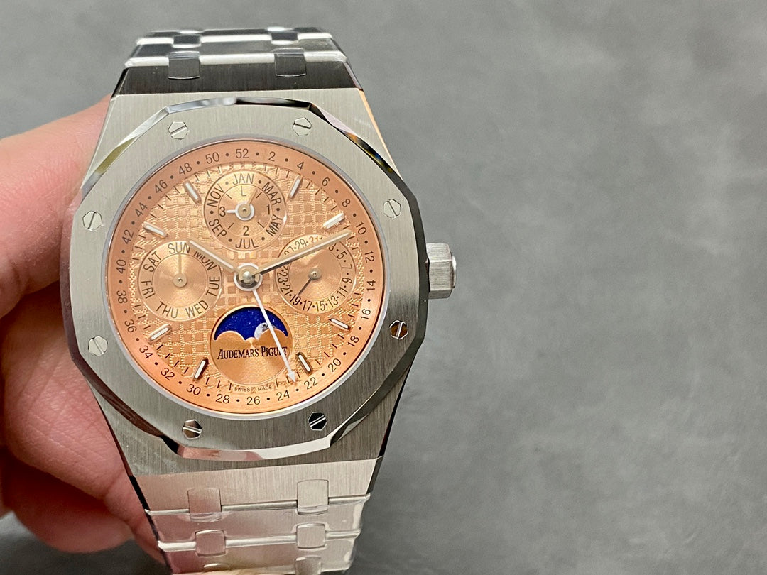 Audemars Piguet Royal Oak Perpetual Calendar “Salmon” en Acero