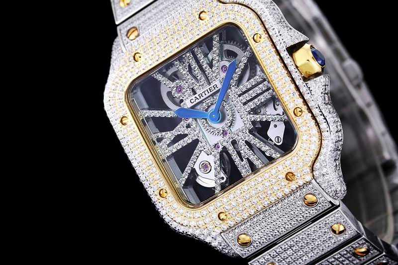 Cartier Santos de Cartier Skeleton Ref WHSA0015 — Cartier