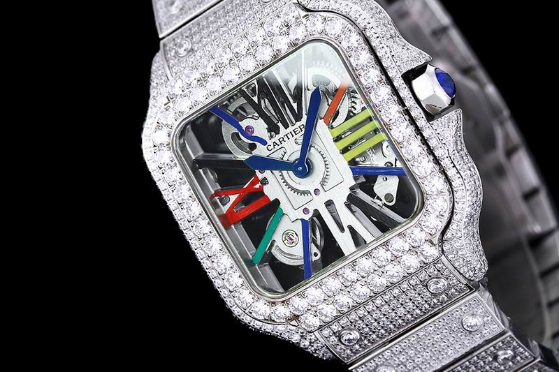 Cartier Santos de Cartier Skeleton Ref WHSA0015 — Cartier