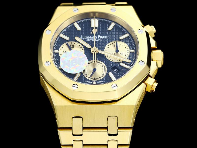 Audemars Piguet Royal Oak Chronograph – Oro Amarillo con Esfera azul — Audemars Piguet