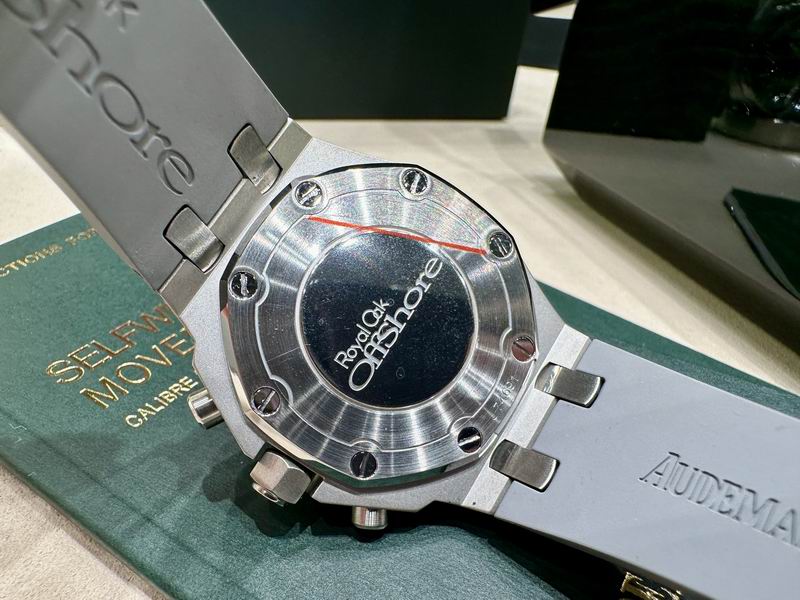 Audemars Piguet Royal Oak Offshore Chronograph – Acero con Diamantes y Esfera Rosa — Audemars Piguet