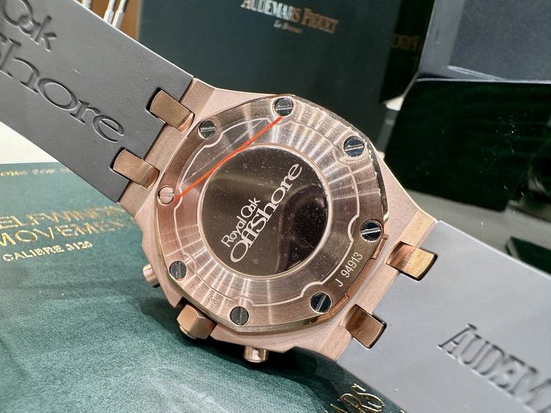 Audemars Piguet Royal Oak Offshore Chronograph – Acero con Diamantes y Esfera blanco — Audemars Piguet
